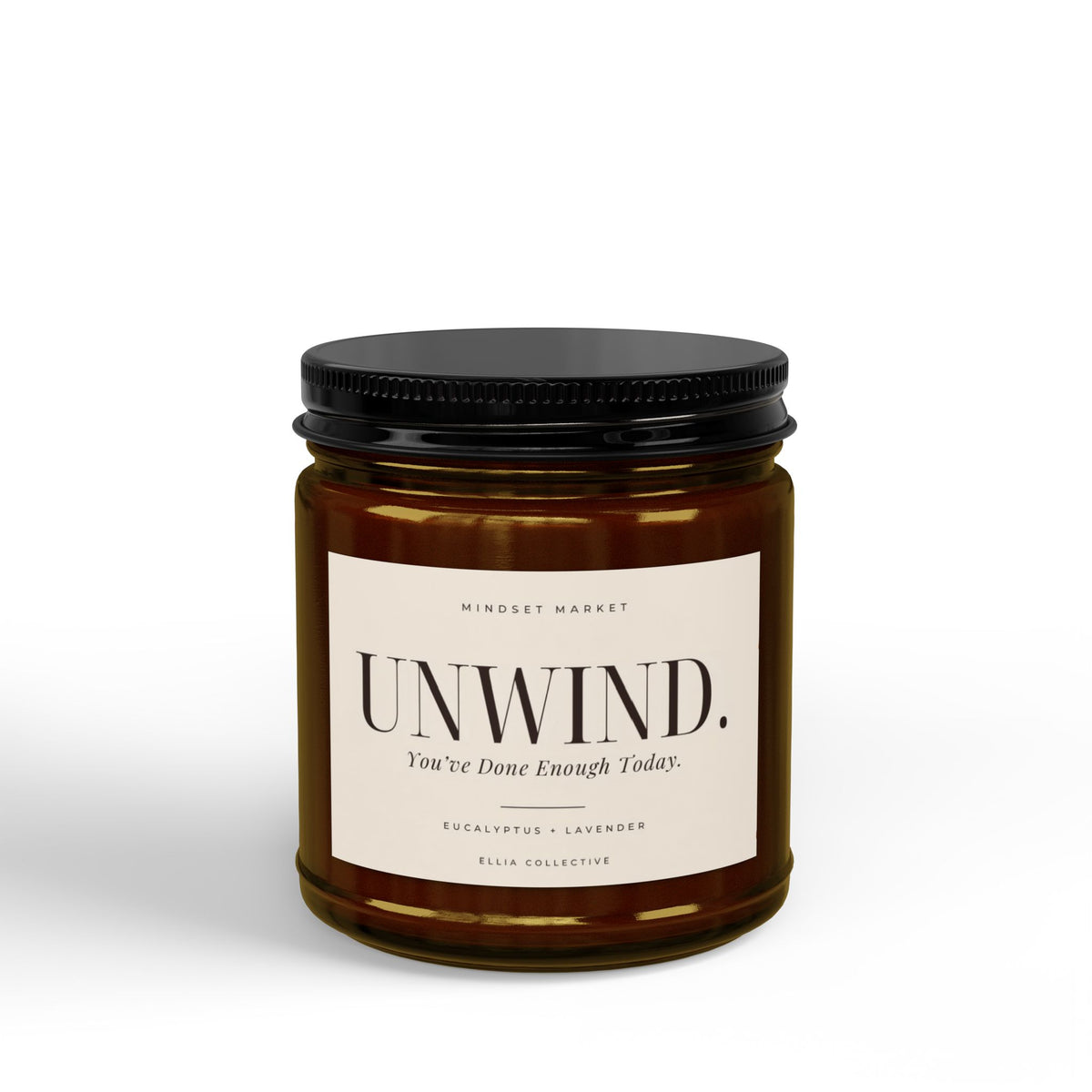 Unwind Lavender Candle for Her, Relaxation Gift, Self-Care Candle, Encouragement Gift for Women
