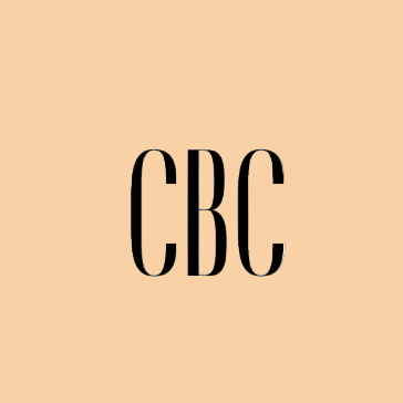Black 'CBC' initials on a white background